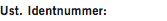 ust identnummer